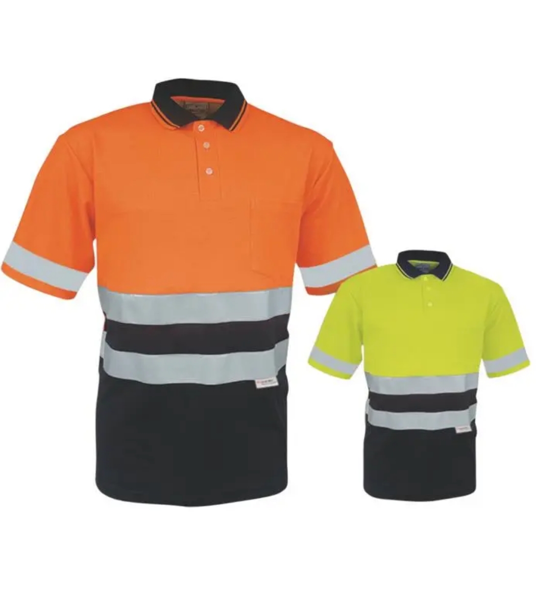 Picture of Bocini, Hi-Vis S/S Polo With Reflective Tap